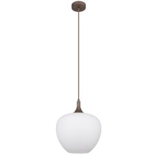 GLOBO 15548H1C MAXY závěsné svítidlo D290mm 1xE27 kávová, bílá