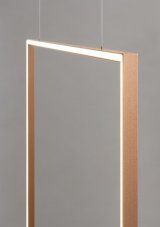 REDO 01-2135 SLICK závěsná/stojací lampa LED 37W/2235lm 3000K zlatá