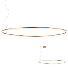 REDO 01-1921-TRIAC ORBIT závesné svietidlo D1500mm LED 110W/8793lm 4000K bronzová