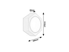 Rabalux 7964 Avola exteriérové ​​nástěnné svítidlo šedé zabudovaný LED 9W 680lm 3000K IP54