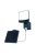 LUTEC 6925701345 SUNSHINE exteriérové solárne nástenné svietidlo LED 7W 500lm 5000K IP54 tmavá šedá, pohybový senzor
