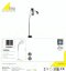 TRIO 417000332 LUMINA stojaca lampa 3xE14 V2000mm čierna matná, chrómová