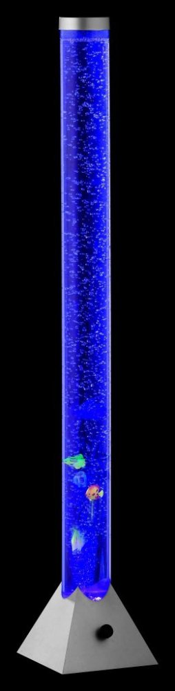 TRIO Motion lávová lampička s rybičkami blue